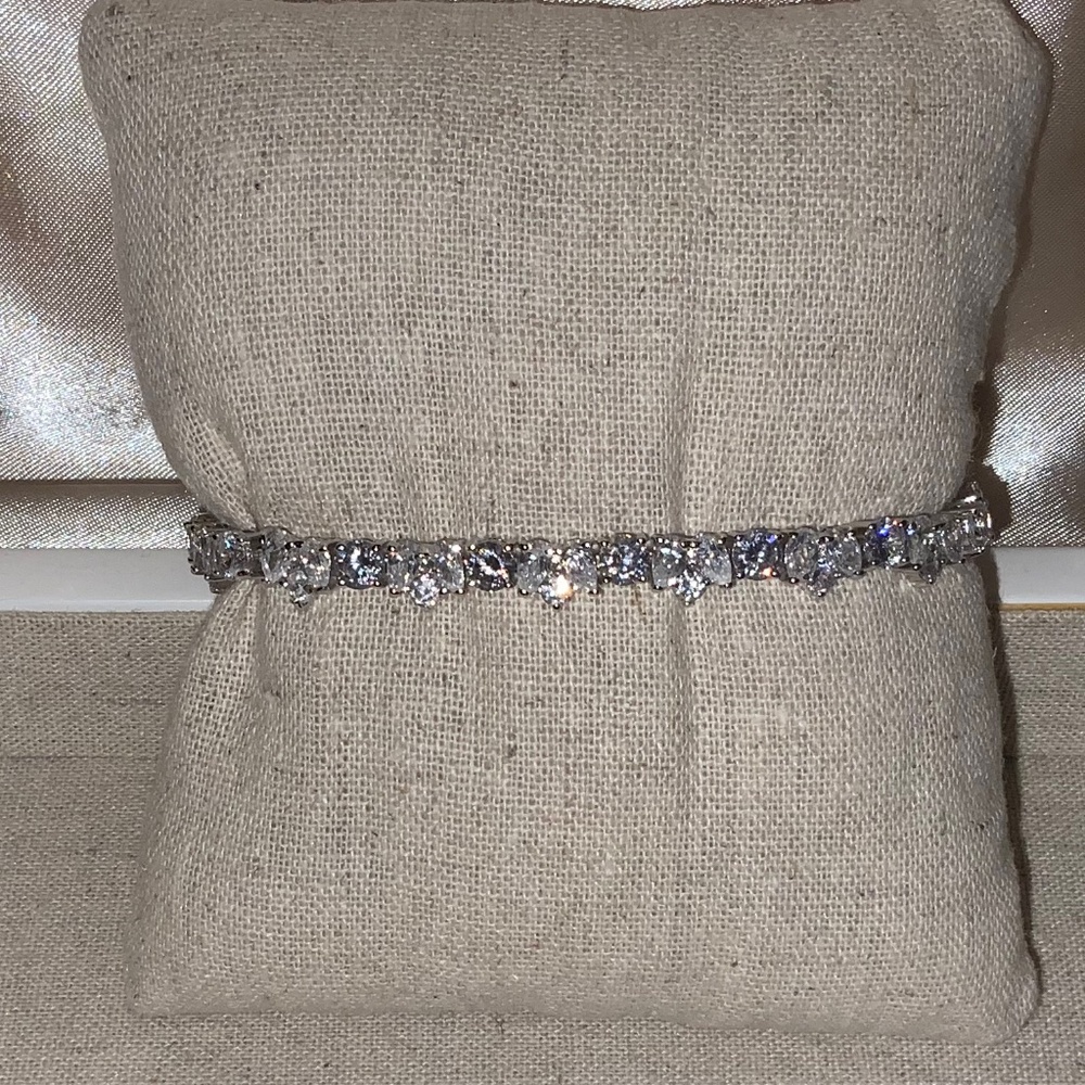 Costume Jewelry Diamond Tennis Bracelet